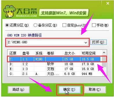 電腦一鍵重裝win8系統教程