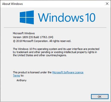 Windows 10 Build 17763.194：修復(fù)WMP進(jìn)度條問題