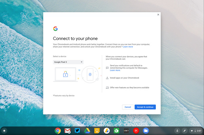 Chrome OS 71正式發布，帶來更好Android協作功能